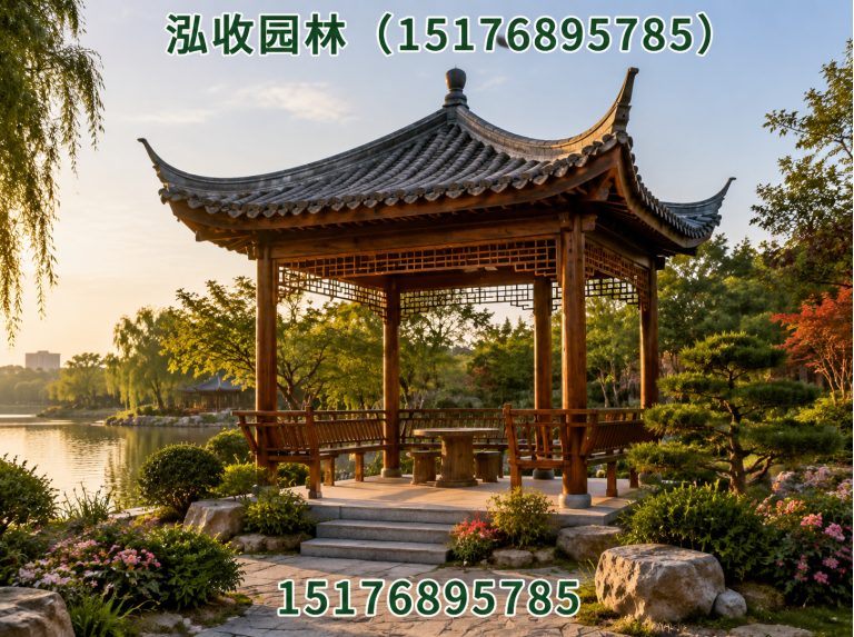 百色防腐木展示图